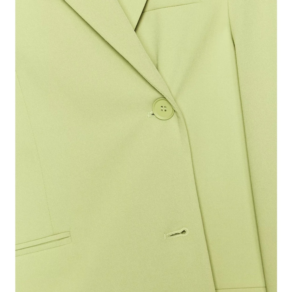 Zara NWT multiposition oversized blazer apple green 5247/775 - Picture 7 of 11